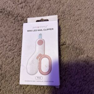 Pet gravity mini LED nail clippers